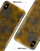 Dark Gold Caverns - iPhone X Clipit Case