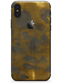 Dark Gold Caverns - iPhone X Skin-Kit
