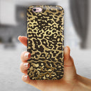 Dark Gold Flaked Animal v1 iPhone 6/6s or 6/6s Plus 2-Piece Hybrid INK-Fuzed Case