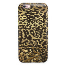 Dark Gold Flaked Animal v1 iPhone 6/6s or 6/6s Plus 2-Piece Hybrid INK-Fuzed Case