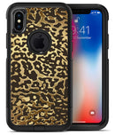 Dark Gold Flaked Animal v1 2 - iPhone X OtterBox Case & Skin Kits