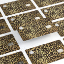 Dark Gold Flaked Animal v1 - Premium Protective Decal Skin-Kit for the Apple Credit Card