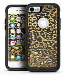 Dark Gold Flaked Animal v1 - iPhone 7 or 7 Plus Commuter Case Skin Kit