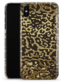 Dark Gold Flaked Animal v1 - iPhone X Clipit Case