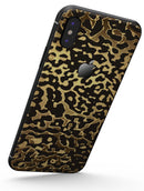 Dark Gold Flaked Animal v1 - iPhone X Skin-Kit