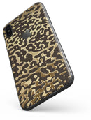 Dark Gold Flaked Animal v1 - iPhone X Skin-Kit