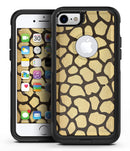 Dark Gold Flaked Animal v2 2 - iPhone 7 or 8 OtterBox Case & Skin Kits