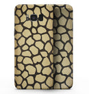 Dark Gold Flaked Animal v2 - Samsung Galaxy S8 Full-Body Skin Kit