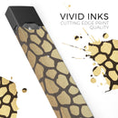 Dark Gold Flaked Animal v2 - Premium Decal Protective Skin-Wrap Sticker compatible with the Juul Labs vaping device