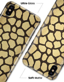 Dark Gold Flaked Animal v2 - iPhone X Clipit Case