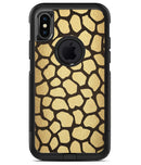 Dark Gold Flaked Animal v2 - iPhone X OtterBox Case & Skin Kits