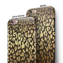 Dark Gold Flaked Animal v3 iPhone 6/6s or 6/6s Plus 2-Piece Hybrid INK-Fuzed Case