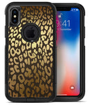 Dark Gold Flaked Animal v3 2 - iPhone X OtterBox Case & Skin Kits