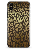 Dark Gold Flaked Animal v3 - iPhone X Clipit Case