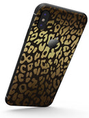 Dark Gold Flaked Animal v3 - iPhone X Skin-Kit