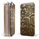 Dark Gold Flaked Animal v4 iPhone 6/6s or 6/6s Plus 2-Piece Hybrid INK-Fuzed Case