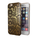 Dark Gold Flaked Animal v4 iPhone 6/6s or 6/6s Plus 2-Piece Hybrid INK-Fuzed Case