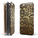 Dark Gold Flaked Animal v4 iPhone 6/6s or 6/6s Plus 2-Piece Hybrid INK-Fuzed Case
