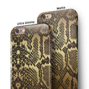 Dark Gold Flaked Animal v4 iPhone 6/6s or 6/6s Plus 2-Piece Hybrid INK-Fuzed Case