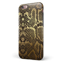 Dark Gold Flaked Animal v4 iPhone 6/6s or 6/6s Plus 2-Piece Hybrid INK-Fuzed Case