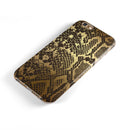Dark Gold Flaked Animal v4 iPhone 6/6s or 6/6s Plus 2-Piece Hybrid INK-Fuzed Case