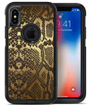Dark Gold Flaked Animal v4 2 - iPhone X OtterBox Case & Skin Kits