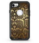 Dark Gold Flaked Animal v4 - iPhone 7 or 8 OtterBox Case & Skin Kits