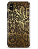 Dark Gold Flaked Animal v4 - iPhone X Clipit Case