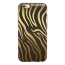Dark Gold Flaked Animal v6 iPhone 6/6s or 6/6s Plus 2-Piece Hybrid INK-Fuzed Case