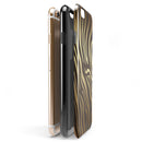 Dark Gold Flaked Animal v6 iPhone 6/6s or 6/6s Plus 2-Piece Hybrid INK-Fuzed Case