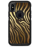 Dark Gold Flaked Animal v6 2 - iPhone X OtterBox Case & Skin Kits