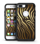 Dark Gold Flaked Animal v6 - iPhone 7 or 7 Plus Commuter Case Skin Kit