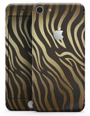 Dark Gold Flaked Animal v6 - Skin-kit for the iPhone 8 or 8 Plus