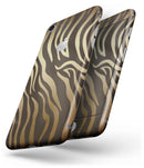 Dark Gold Flaked Animal v6 - Skin-kit for the iPhone 8 or 8 Plus