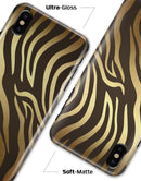 Dark Gold Flaked Animal v6 - iPhone X Clipit Case