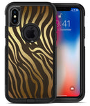 Dark Gold Flaked Animal v6 - iPhone X OtterBox Case & Skin Kits