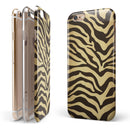 Dark Gold Flaked Animal v7 iPhone 6/6s or 6/6s Plus 2-Piece Hybrid INK-Fuzed Case