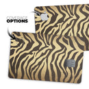 Dark Gold Flaked Animal v7 - Premium Protective Decal Skin-Kit for the Apple Credit Card