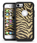 Dark Gold Flaked Animal v7 - iPhone 7 or 7 Plus Commuter Case Skin Kit