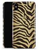 Dark Gold Flaked Animal v7 - iPhone X Clipit Case