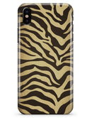 Dark Gold Flaked Animal v7 - iPhone X Clipit Case