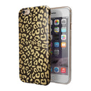Dark Gold Flaked Animal v8 iPhone 6/6s or 6/6s Plus 2-Piece Hybrid INK-Fuzed Case