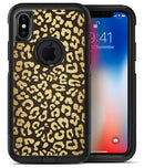 Dark Gold Flaked Animal v8 2 - iPhone X OtterBox Case & Skin Kits