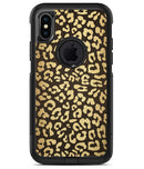Dark Gold Flaked Animal v8 2 - iPhone X OtterBox Case & Skin Kits
