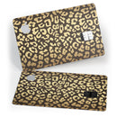 Dark Gold Flaked Animal v8 - Premium Protective Decal Skin-Kit for the Apple Credit Card