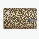 Dark Gold Flaked Animal v8 - Premium Protective Decal Skin-Kit for the Apple Credit Card