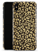 Dark Gold Flaked Animal v8 - iPhone X Clipit Case