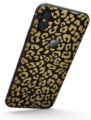 Dark Gold Flaked Animal v8 - iPhone X Skin-Kit