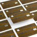 Dark Gold Reflection with Gold Specks - Premium Protective Decal Skin-Kit for the Apple Credit Card