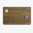 Dark Gold Reflection with Gold Specks - Premium Protective Decal Skin-Kit for the Apple Credit Card